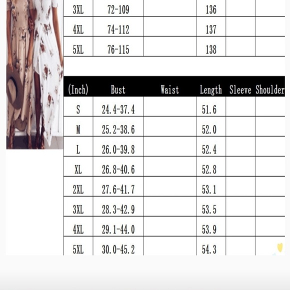 SALE⚡AMAZING WHITE  BOHO FLORAL MAXI - Picture 6 of 8